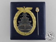 A Kriegsmarine High Seas Fleet Badge By Schwerin, Berlin With Case