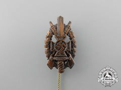A National Socialist War Victim’s Care (Nskov) Marksmanship Badge Stick Pin