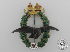Austria, Imperial A Pilot’s Badge 1917-18