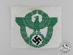 Germany, Polizei. A Sport Shirt Eagle Insignia