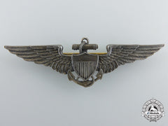 An Early 1920'S American Naval Aviation Pilot Badge By Bailey, Banks & Biddle