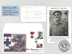 Four Victoria Cross Recipient Signed Items