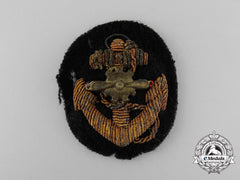 A Second War Period Japanese Naval Aviation Officer's Visor Cap Badge