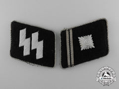A Set Of Waffen-Ss Scharführer (Ss-Section Leader) Collar Tabs