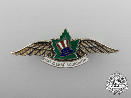 a_rare_american&_canadian_second_war_hat&_leaf_squadron_membership_badge_d_0904