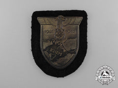 A Mint Wehrmacht Issue Panzer Krim Campaign Shield