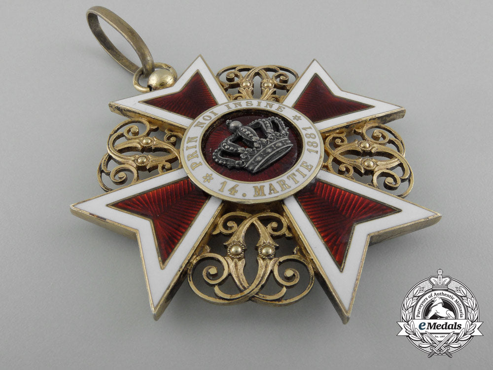 a1881-1932_romanian_order_of_the_crown;_commander's_cross_d_1013