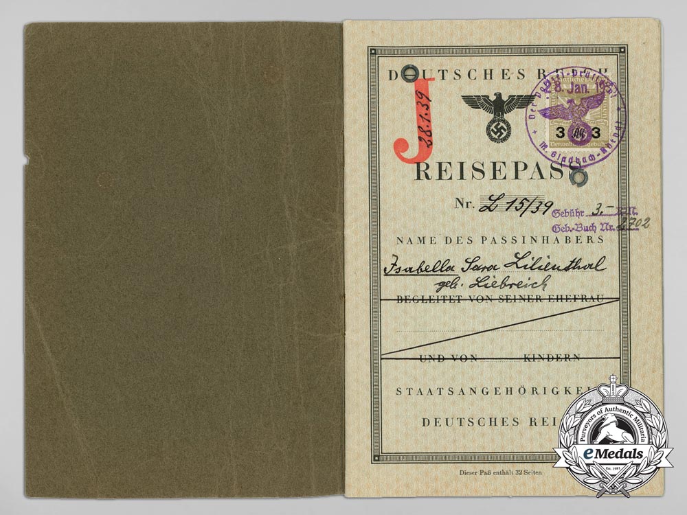 a_third_reich_german-_jewish_passport_belonging_to_isabella_sara_lilienthal_d_1048