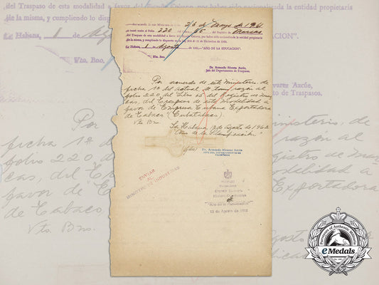 a1962_letter_from_dr.armando_alvarez_azcue_signed_by_commander_ernesto"_che"_guevara_d_1056_1_1