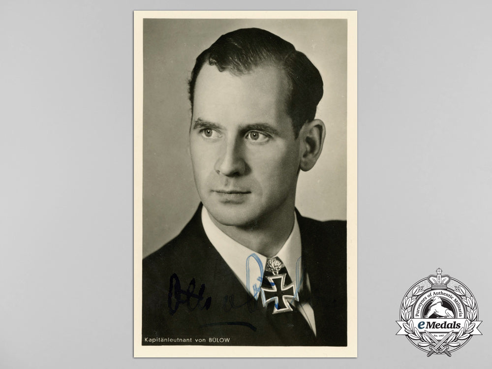 a_wartime_signed_picture_postcard_of_u-_boat_commander_otto_von_bülow_d_1105