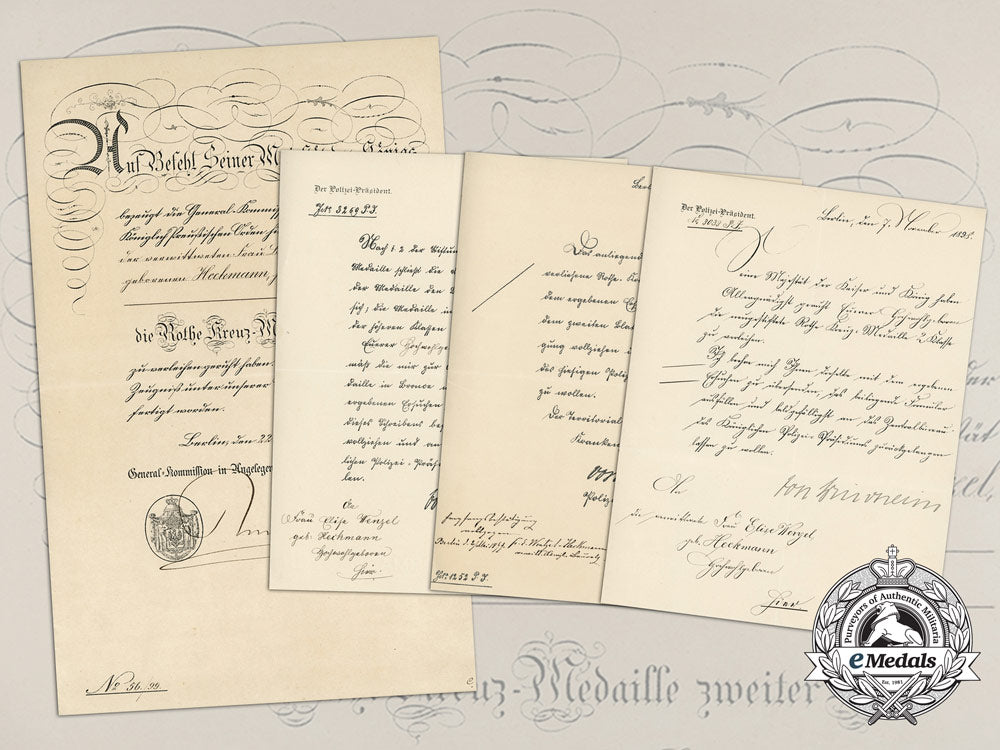 an1898_award_document_for_red_cross_medal_to_elisabeth_wentzel;_academy_of_science_d_1110_1