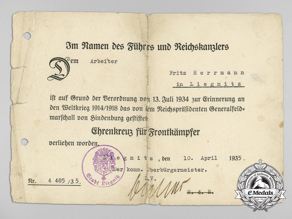 a_group_of_first_war_award_documents_to_infanterie-_regiment_graf_kirchbach_d_1192_1
