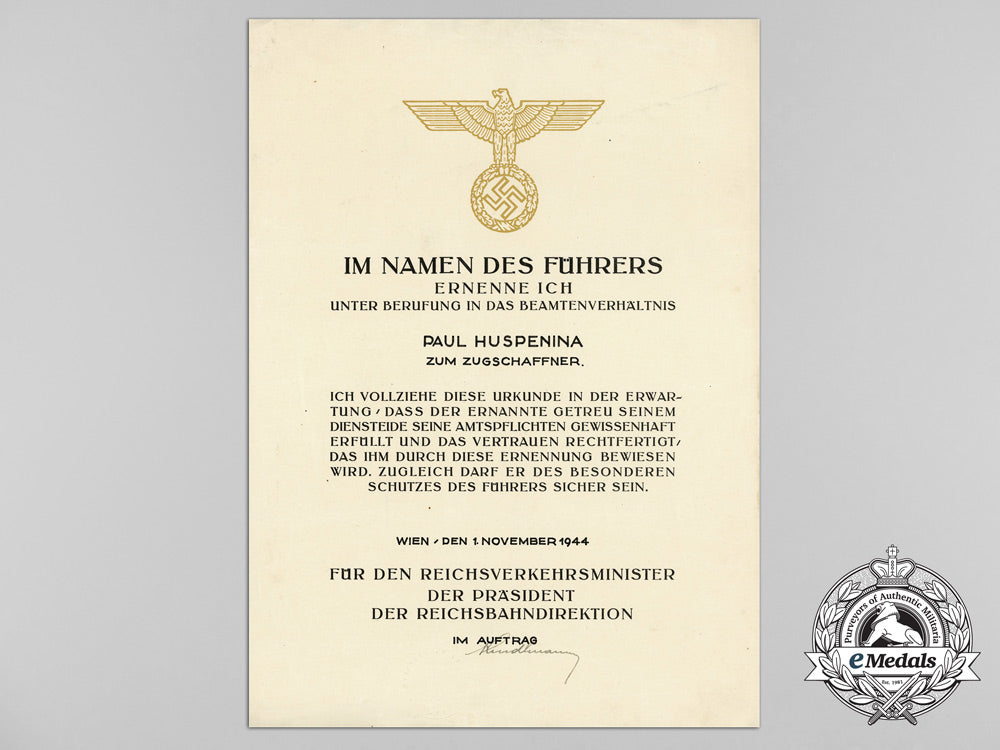 a_large1944_promotion_document_to_paul_huspenina;_conductor_d_1197_1