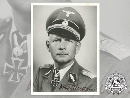 a_signed_depiction_of_waffen-_ss_knight's_cross_recipient_otto_kumm_d_1198
