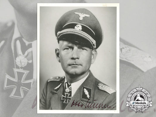 a_signed_depiction_of_waffen-_ss_knight's_cross_recipient_otto_kumm_d_1198