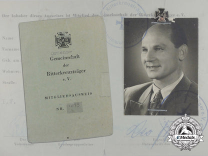 an_association_of_knight’s_cross_of_the_iron_cross_recipients_membership_document_and_stick_pin;_numbered_d_1209_1