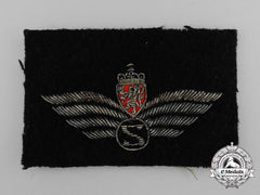 A Second War Royal Norwegian Air Force Army Observer/Systems Operator Patch