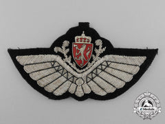 A Second War Royal Norwegian Air Force Pilot Badge