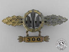 A Luftwaffe Gold Bomber Flight Clasp By Richard Simm & Söhne