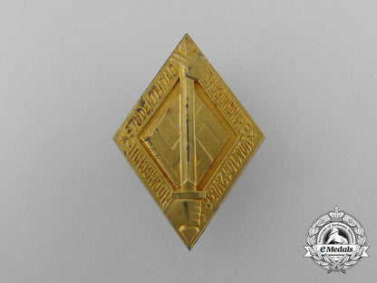 a1938_district_karlsruhe_day_of_high_school_students_badge_by_hauschag,_pforzheim_d_1251_1