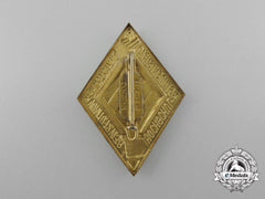 A 1938 District Karlsruhe Day Of High School Students Badge By Hauschag, Pforzheim