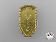 A 1934 Hj Unterbann B15 District Lauingen Rally Badge