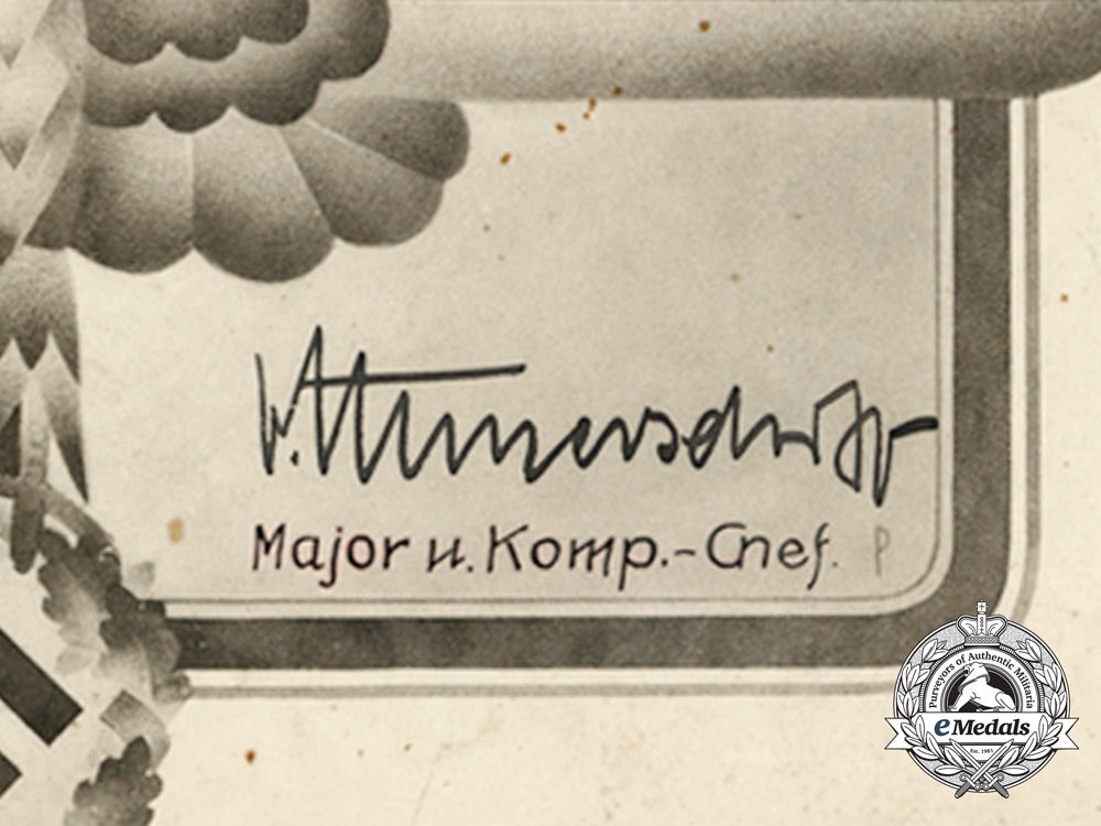 two_large_award_documents_to_alfred_hausse;_reconnaissance_detachment_d_1275_1