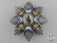 A Serbian Order Of St. Sava; Grand Cross Breast Star