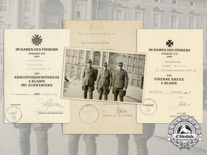 an_afrika_korps_award_document_grouping_to_the_motorized_artillery_d_1332_1