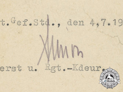 an_afrika_korps_award_document_grouping_to_the_motorized_artillery_d_1338_1