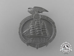 A 1935 Day Of German Seafaring Badge By Overhoff & Cie