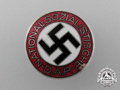 A Nsdap Party Member’s Lapel Badge By Rare Maker Apreck & Vrage