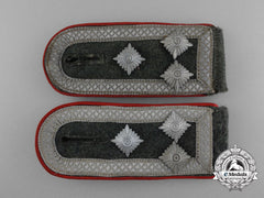 A Matching Pair Of Wehrmacht Artillery Warrant Officer’s Shoulder Boards