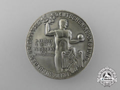 Germany, Third Reich. A 1937 District Ostpfalz Gymnastics Festival Badge