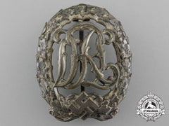 A Drl Sports Badge; Silver Grade By Wernstein Jena