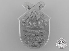 A 1935 Sa-Group Lower Saxony Sports Championships Badge