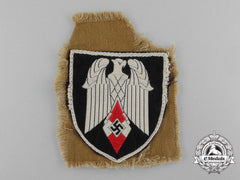 An Arm Badge For A Standard-Bearer Of An Hj Gefolgschaft; With Section Of Tunic