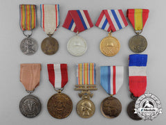 Ten Fire Service Medals
