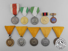 Ten European Fire Service Medals