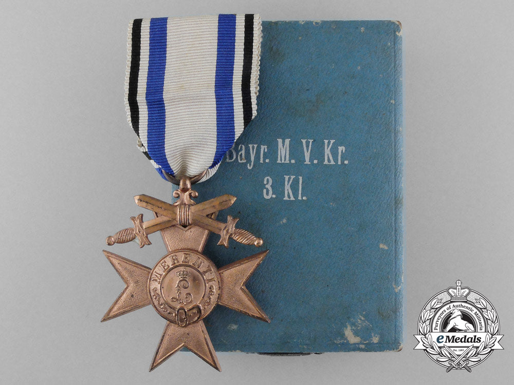 a_bavarian_military_merit_order;3_rd_class_with_case_d_1857_1