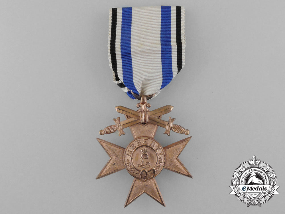 a_bavarian_military_merit_order;3_rd_class_with_case_d_1860_1
