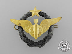 France Republic. A Air Force Navigator/Bombardier Badge; Vietnam Period