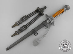 A Second Pattern Officer’s Luftwaffe Dagger By Alcoso Solingen With Hangers