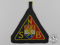 A National Socialist Movement In The Netherlands Black Shirts Sleeve Patch