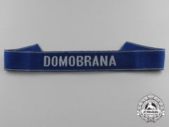 A Scarce Second War Slovakian Domobrana Cufftitle