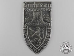 Germany, NSDAP. A Kurhessen Greeting Plaque inscribed “Kurhessen Greets its Guests” by Gebrüder Fest