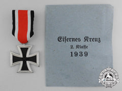 A Mint Iron Cross 1939 Second Class With Original Packet Of Issue By F.w. Assmann & Söhne