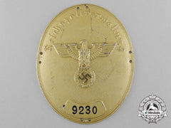 A Reichs Customs Administration Sleeve Shield