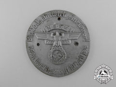A 1938 Austrian Anschluss Plebiscite Aid Services Arm Shield By Richard Sieper & Söhne
