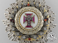 An Exquisite Order Of Christ; Breast Star With Brilliants By Frederico Da Costa